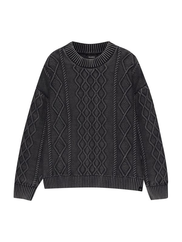 Pull&Bear Pull&Bear Pulover  crna