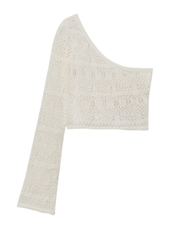 Pull&Bear Pull&Bear Pulover  ecru/prljavo bijela