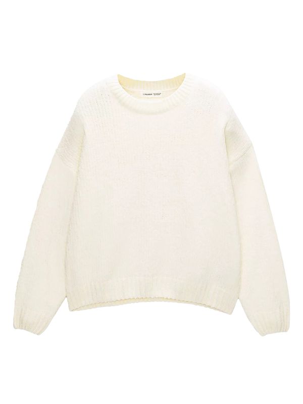 Pull&Bear Pull&Bear Pulover  ecru/prljavo bijela