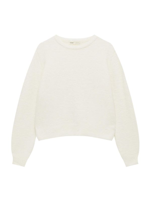 Pull&Bear Pull&Bear Pulover  ecru/prljavo bijela