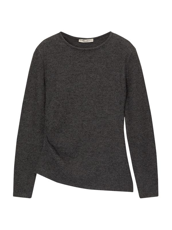 Pull&Bear Pull&Bear Pulover  grafit siva
