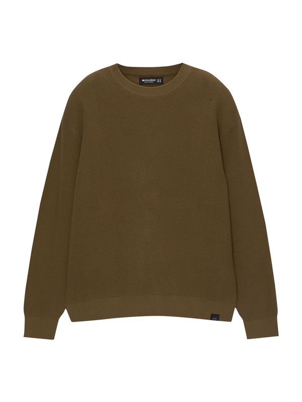 Pull&Bear Pull&Bear Pulover  kaki