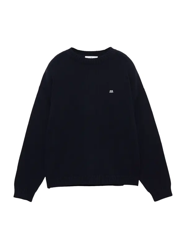 Pull&Bear Pull&Bear Pulover 'PACIFIC'  mornarsko plava / bijela