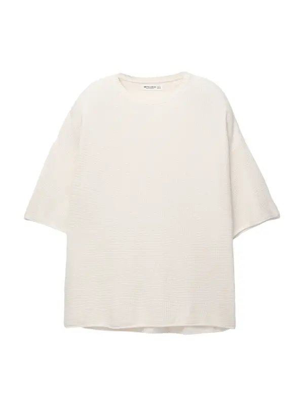 Pull&Bear Pull&Bear Pulover  prljavo bijela