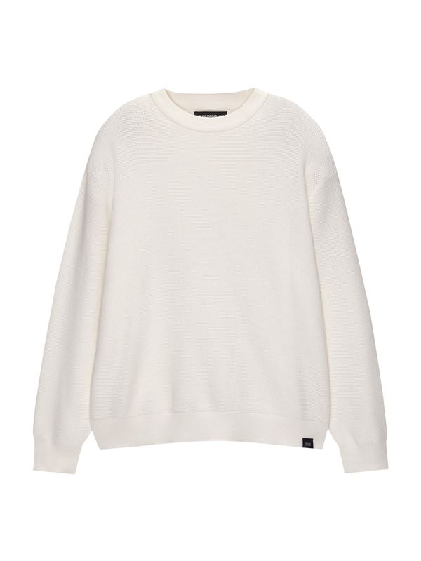 Pull&Bear Pull&Bear Pulover  prljavo bijela