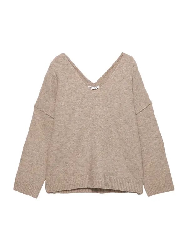 Pull&Bear Pull&Bear Pulover  smeđa melange