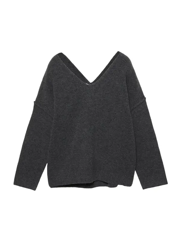 Pull&Bear Pull&Bear Pulover  tamo siva