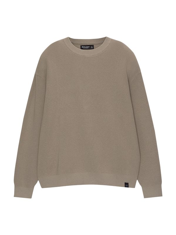 Pull&Bear Pull&Bear Pulover  taupe siva