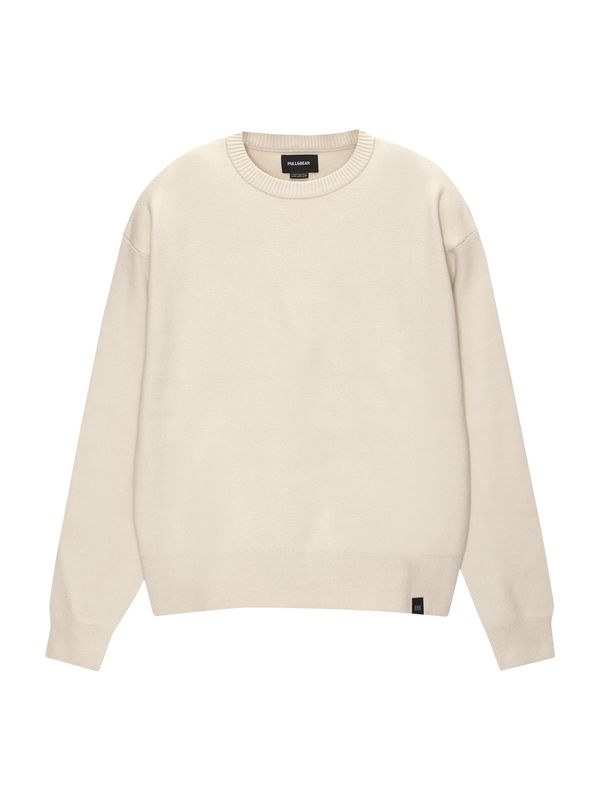 Pull&Bear Pull&Bear Pulover  vuneno bijela