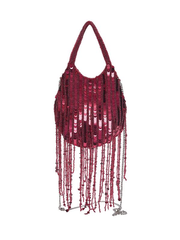 Pull&Bear Pull&Bear Ručna torbica  burgund