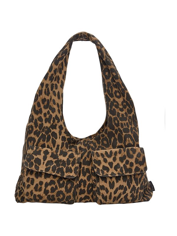 Pull&Bear Pull&Bear Shopper torba  bež / tamno bež / crna