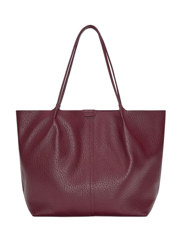 Pull&Bear Pull&Bear Shopper torba  burgund