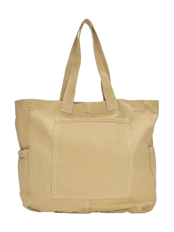 Pull&Bear Pull&Bear Shopper torba  med / bijela