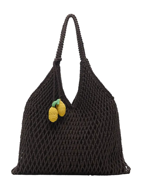 Pull&Bear Pull&Bear Shopper torba  smeđa