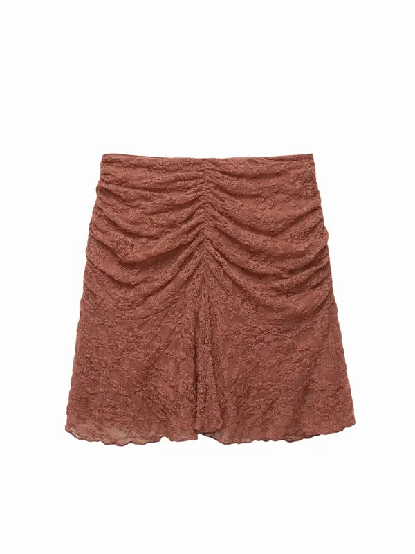 Pull&Bear Pull&Bear Suknja  hrđavo crvena