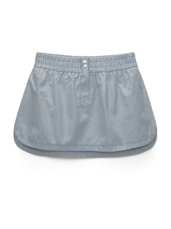 Pull&Bear Pull&Bear Suknja  sivkasto plava / bijela