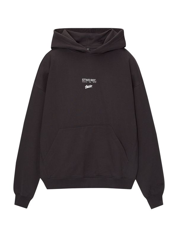 Pull&Bear Pull&Bear Sweater majica  antracit siva / bijela