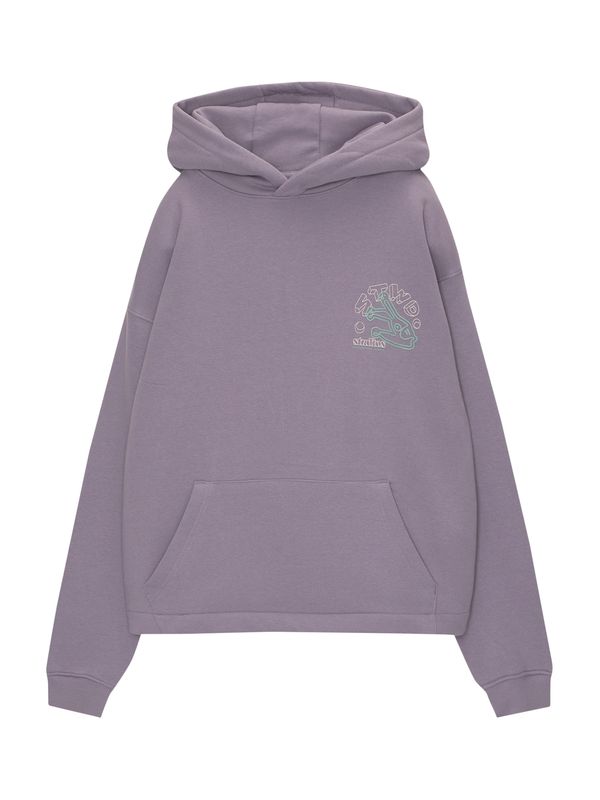 Pull&Bear Pull&Bear Sweater majica  bež / menta / lila / narančasta