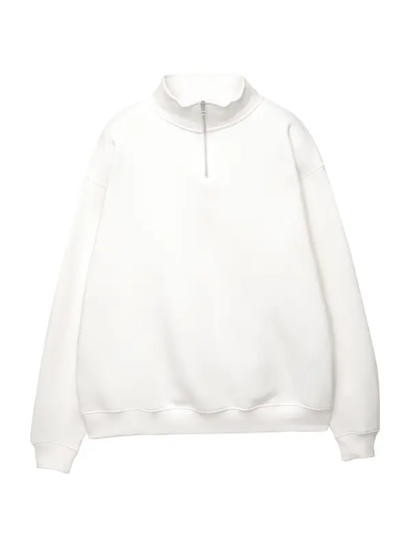 Pull&Bear Pull&Bear Sweater majica  bijela