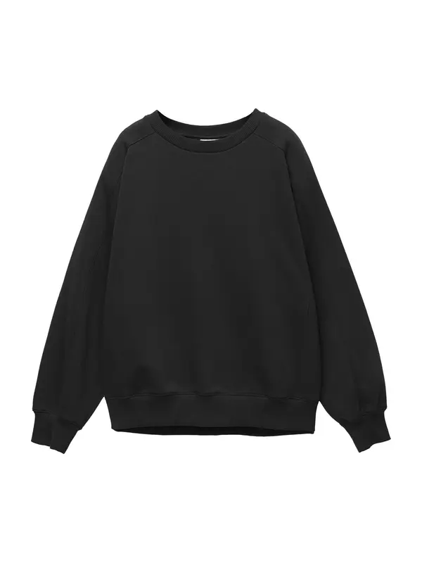 Pull&Bear Pull&Bear Sweater majica  crna