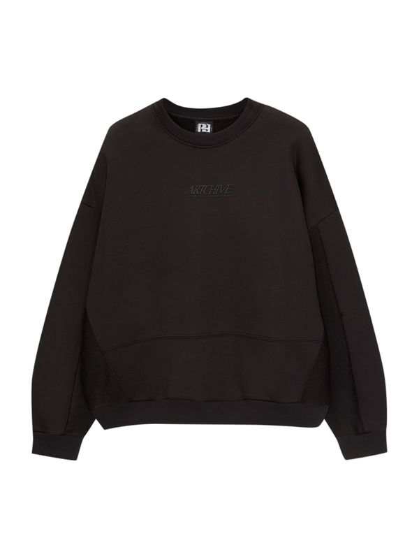 Pull&Bear Pull&Bear Sweater majica  crna