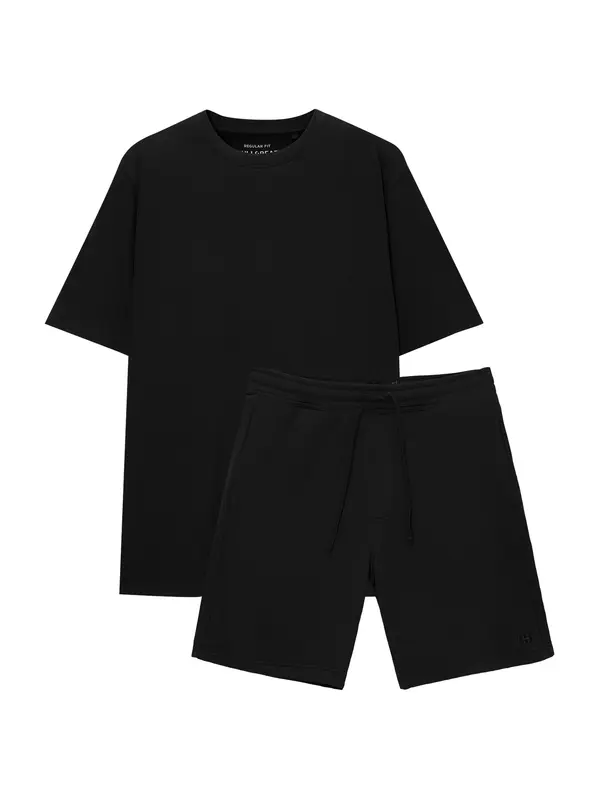 Pull&Bear Pull&Bear Sweater majica  crna