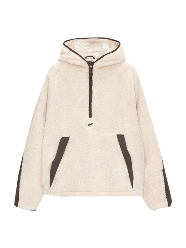 Pull&Bear Pull&Bear Sweater majica  ecru/prljavo bijela / crna