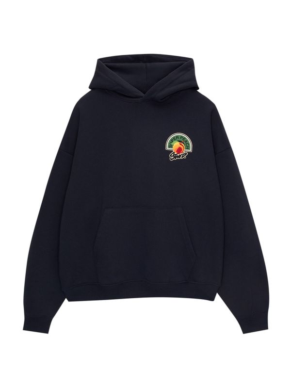 Pull&Bear Pull&Bear Sweater majica  mornarsko plava / žuta / crvena / bijela