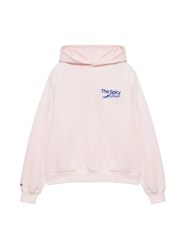 Pull&Bear Pull&Bear Sweater majica 'PACIFIC DRINK'  ultra morsko plava / rosé