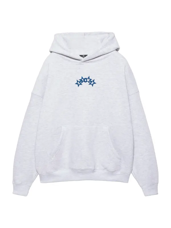 Pull&Bear Pull&Bear Sweater majica 'STWD'  plava / svijetlosiva / neonsko zelena