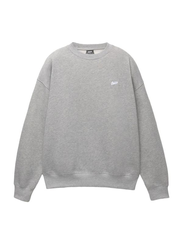 Pull&Bear Pull&Bear Sweater majica 'STWD'  svijetlosiva / siva melange