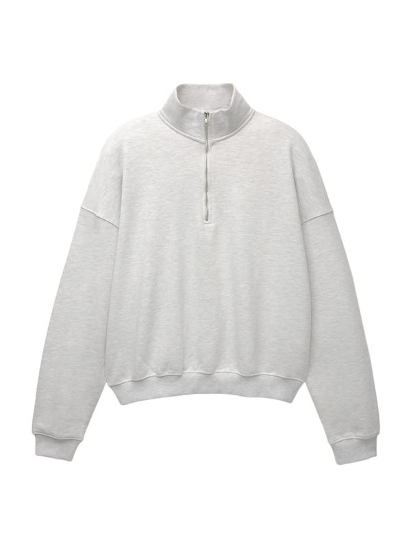 Pull&Bear Pull&Bear Sweater majica  svijetlosiva