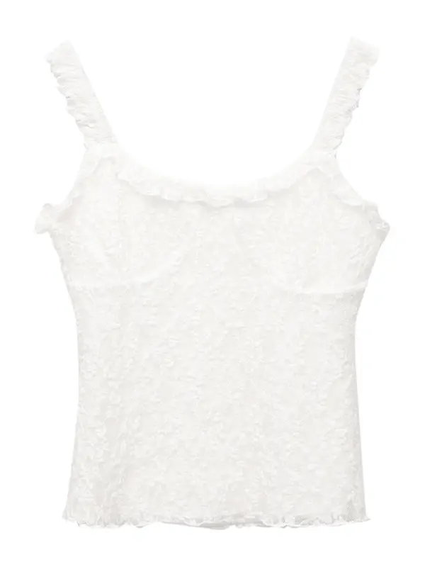 Pull&Bear Pull&Bear Top  bijela