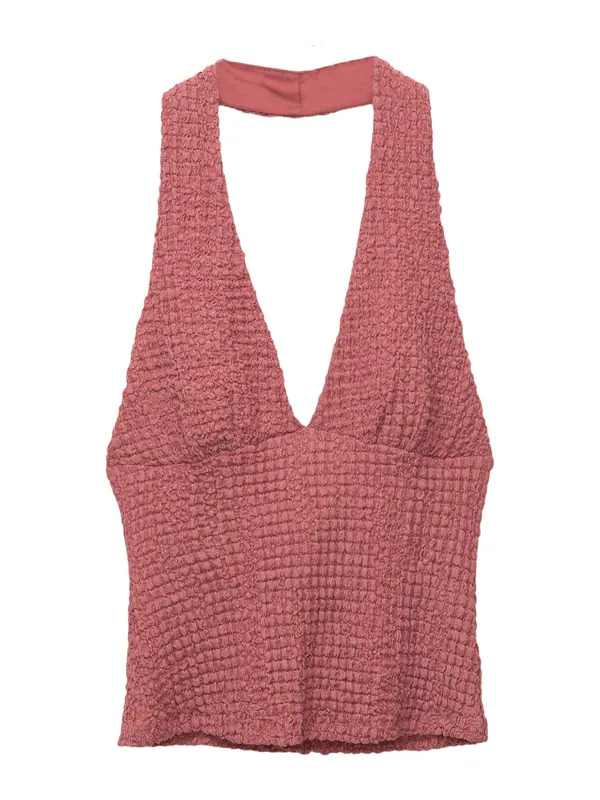 Pull&Bear Pull&Bear Top  burgund