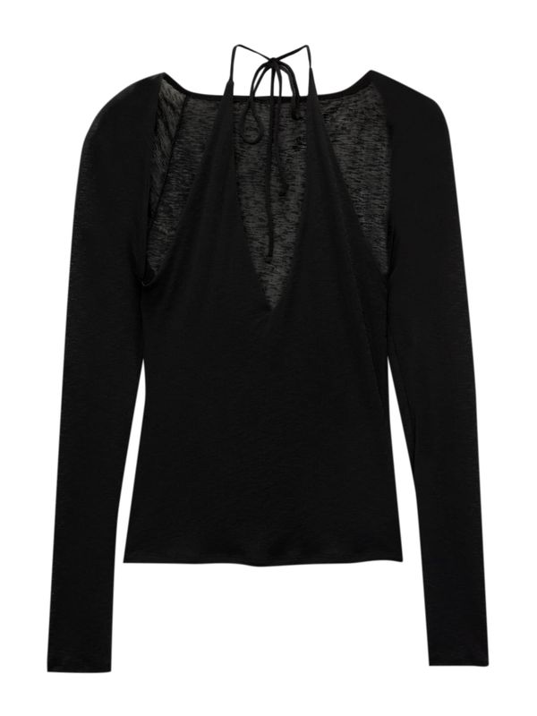 Pull&Bear Pull&Bear Top  crna