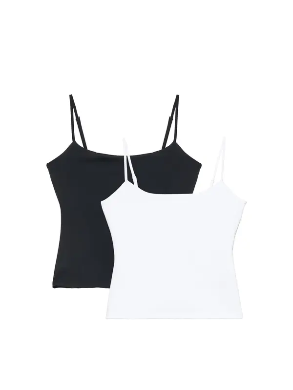 Pull&Bear Pull&Bear Top  crna / bijela