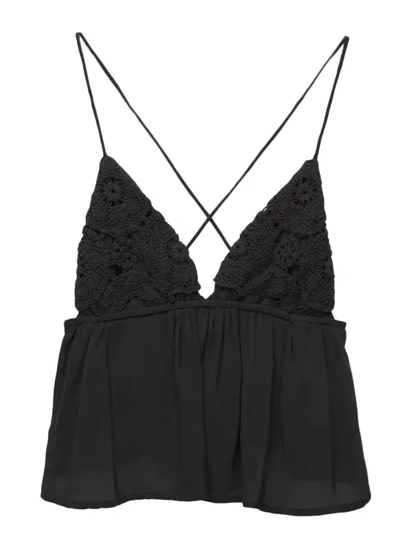 Pull&Bear Pull&Bear Top  crna