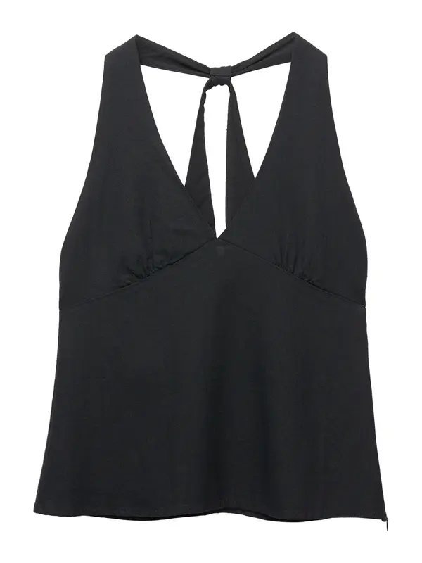 Pull&Bear Pull&Bear Top  crna
