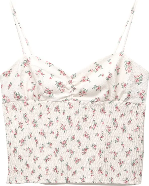 Pull&Bear Pull&Bear Top  menta / roza / prljavo roza / bijela