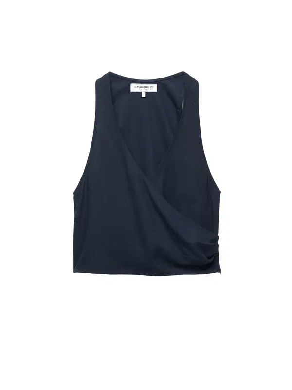 Pull&Bear Pull&Bear Top  mornarsko plava