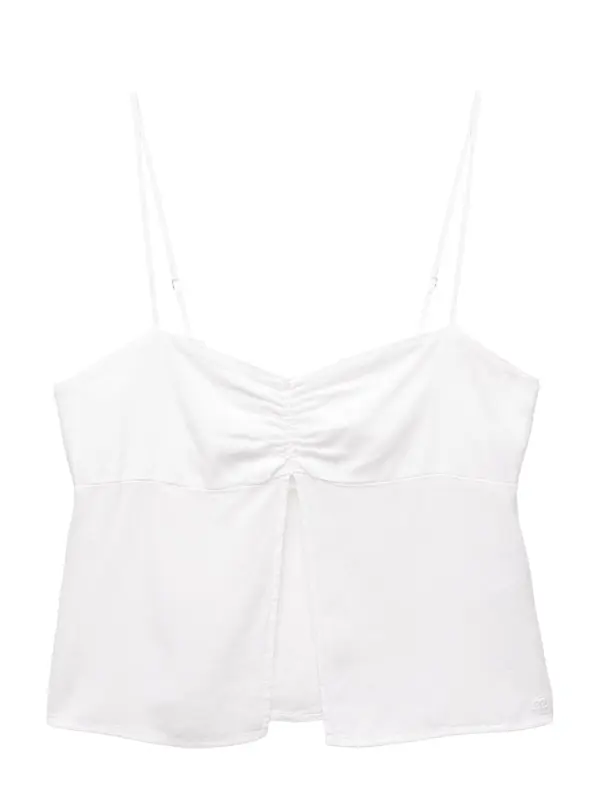 Pull&Bear Pull&Bear Top 'PACIFIC'  bijela