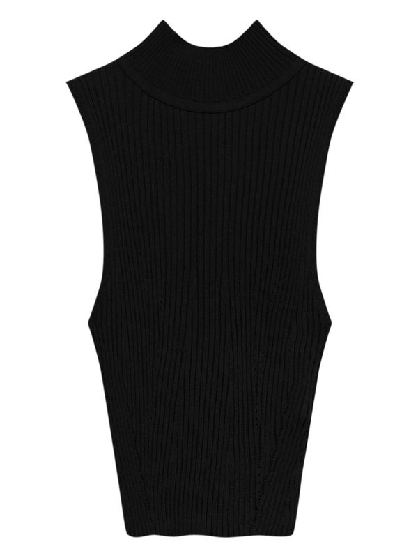 Pull&Bear Pull&Bear Top s naramenicama  crna