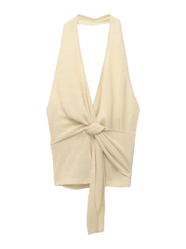 Pull&Bear Pull&Bear Top s naramenicama  nude