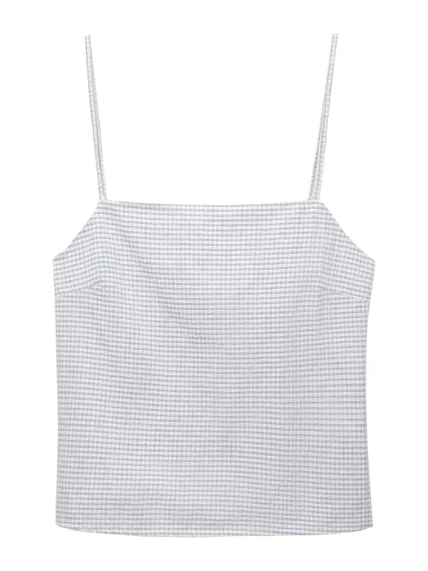Pull&Bear Pull&Bear Top  siva / bijela