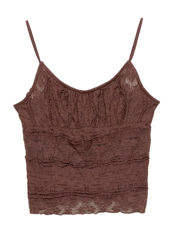 Pull&Bear Pull&Bear Top  smeđa