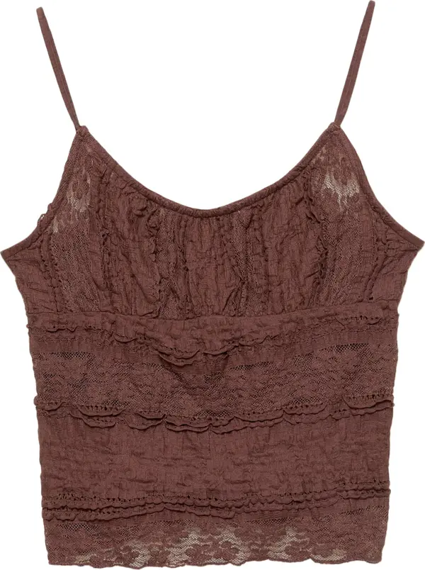 Pull&Bear Pull&Bear Top  smeđa