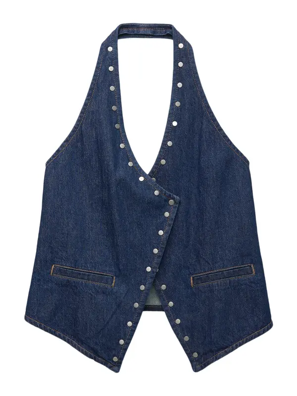 Pull&Bear Pull&Bear Top  tamno plava