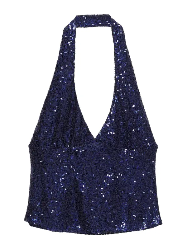 Pull&Bear Pull&Bear Top  tamno plava