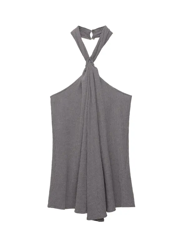 Pull&Bear Pull&Bear Top  tamo siva