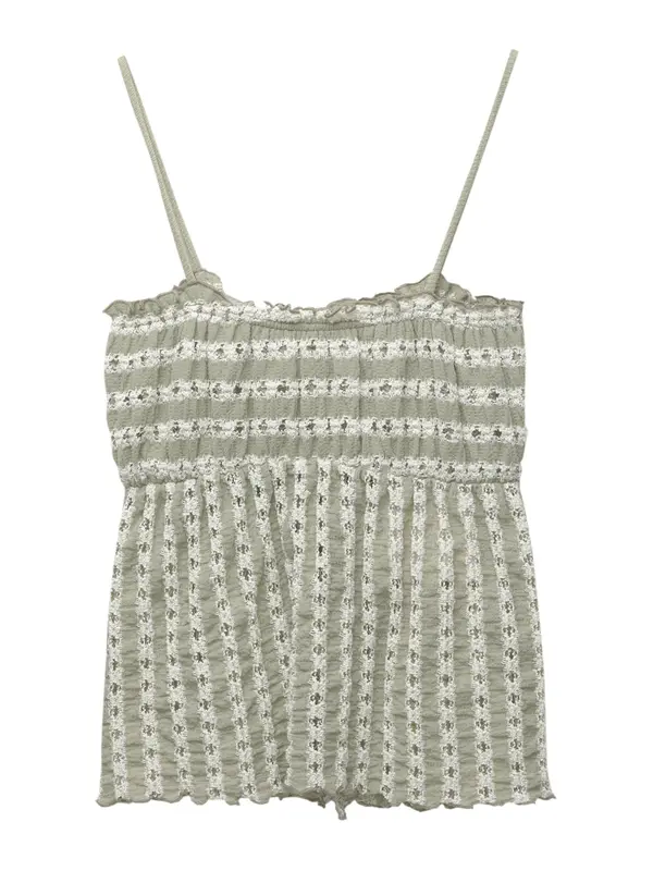 Pull&Bear Pull&Bear Top  žad / bijela